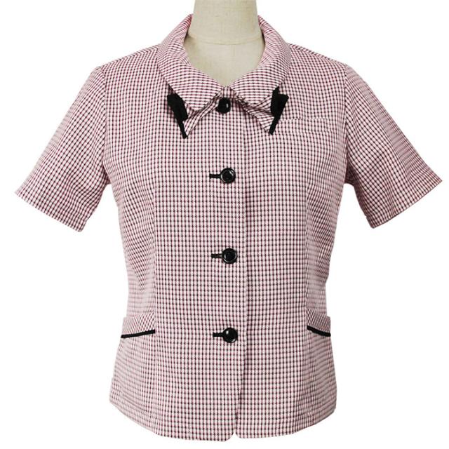 セロリー SELERY 事務服 cressai 半オーバーブラウス 5993シリーズ サックス ピンク 5〜19_3