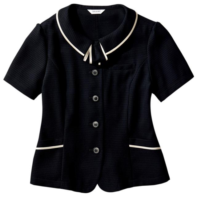 セロリー SELERY 事務服 オーバーブラウス 50350 ブラック 5〜19号_3