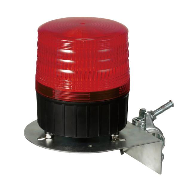 ユニット UNIT LED回転灯単管取付け金具セット 387-155 屋外用・AC100V 赤