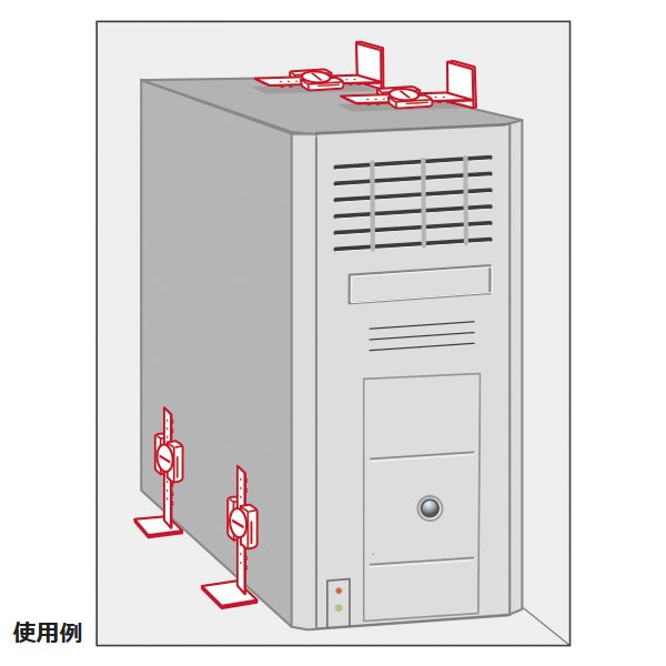 リンテック21 耐震グッズ リンクストッパーL型 LS-384 4本入の通販はau PAY マーケット au PAY  マーケット－通販サイト