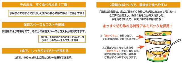 保存食そのままご飯 きのこごはん 30袋入 【ミドリ安全】※軽減税率対象