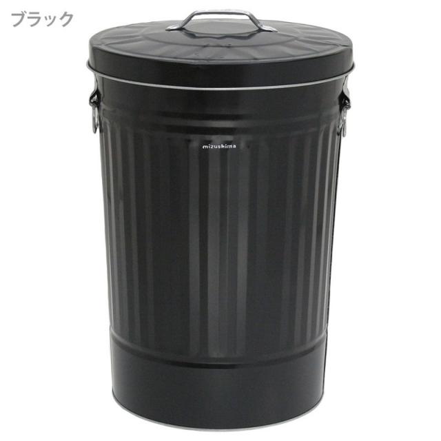 蓋付ペール缶 367シリーズ 42L グリーン ブラック_2