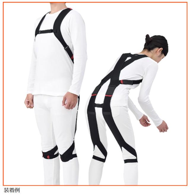 モリタ宮田工業 健康管理用品 腰部サポートウエア ラクニエ 男女兼用 ブラック XS〜L_2