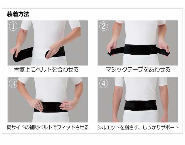 ミドリ安全 健康管理用品 腰部保護ベルト スーパーリリーフ (男女兼用) ブラック S〜LL