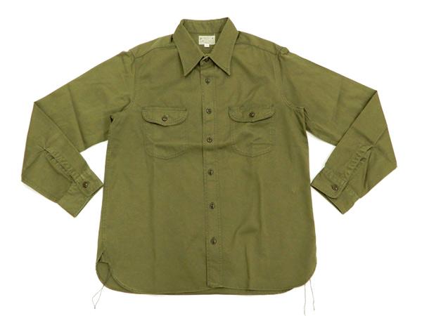 バズリクソンズ Br ヘリンボーン ミリタリー ワークシャツ メンズ 無地 長袖シャツ オリーブ 新品の通販はau Pay マーケット 服屋アットマート