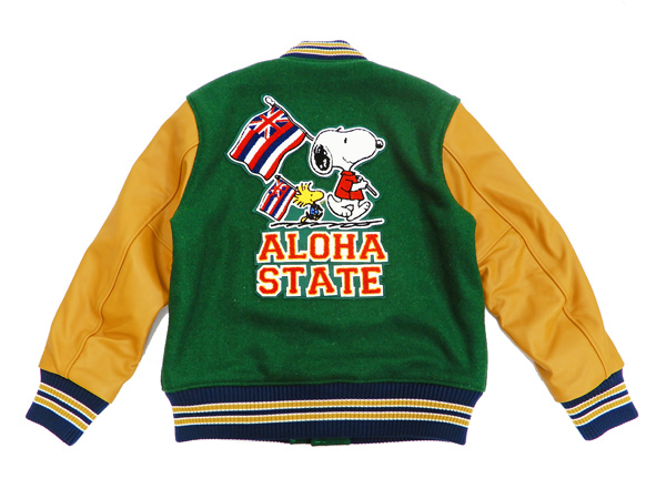 サンサーフ スヌーピー スタジャン Wv ホワイツビル 東洋 メンズ アワードジャケット グリーン 新品の通販はau Pay マーケット 服屋アットマート