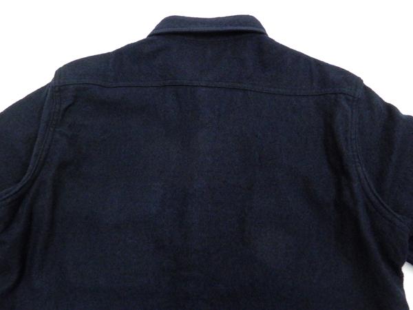 バズリクソンズ CPOシャツ BR24961 海軍 ウールフランネル メンズ C.P.O. 長袖シャツ ネイビー 新品 カジュアルシャツ