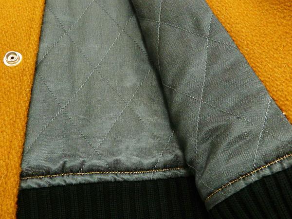 ホワイツビル スタジャン WV14904 メルトン x 本革 ジャケット メンズ