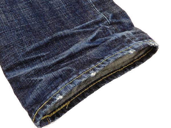 エターナル ジーンズ 52292 ETERNAL ローライズ スリムフィット ストレート メンズ 14.3 Oz. リメイク加工 デニムパンツ ダークインディゴ 新品