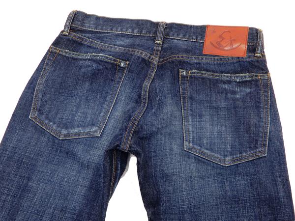 エターナル ジーンズ 52292 ETERNAL ローライズ スリムフィット ストレート メンズ 14.3 Oz. リメイク加工 デニムパンツ ダークインディゴ 新品