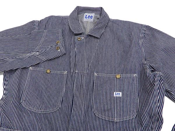 Lee オールインワン LM7213 リー ユニオンオール メンズ ヒッコリー ツナギ つなぎ LM7213-104 ヒッコリーストライプ 新品_3