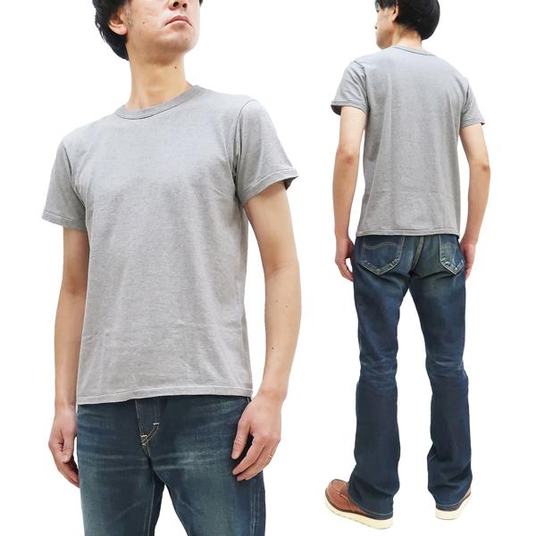 フェローズ Tシャツ 2PACK-TEE Pherrows Pherrows 2枚組 無地Tシャツ メンズ パックTEE 2P 2枚セット ツーパック 無地 半袖tee ヘザーグレー 新品