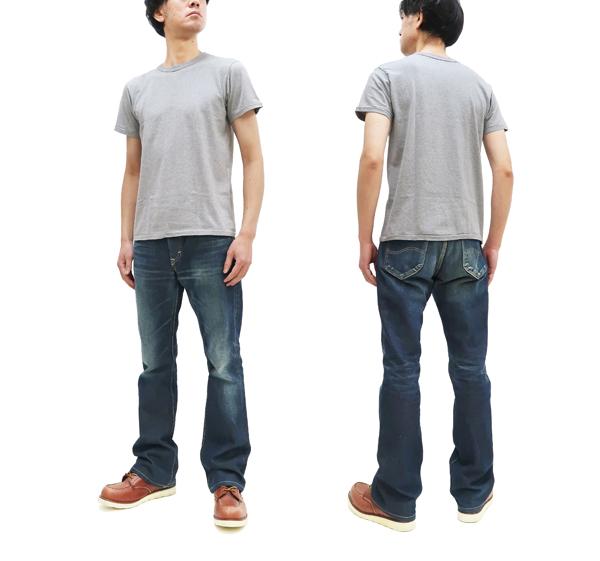 フェローズ Tシャツ 2PACK-TEE Pherrows Pherrows 2枚組 無地Tシャツ メンズ パックTEE 2P 2枚セット ツーパック 無地 半袖tee ヘザーグレー 新品_12