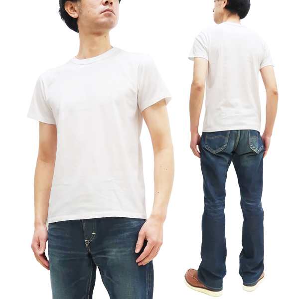 フェローズ Tシャツ 2PACK-TEE Pherrows Pherrows 2枚組 無地Tシャツ メンズ パックTEE 2P 2枚セット ツーパック 無地 半袖tee ホワイト 新品の通販は