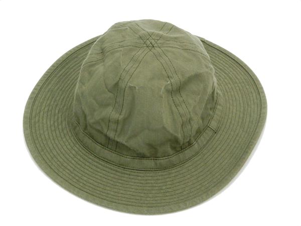 バズリクソンズ ハット BR02537 ミリタリー ヘリンボーン フィールドハット メンズ 帽子 オリーブ 新品_1