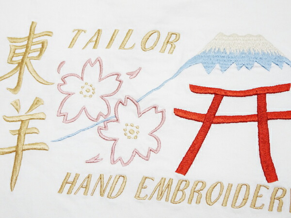 テーラー東洋 Tシャツ TT79213 TAILOR TOYO LOGO 刺繍 スカT メンズ