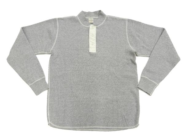 バズリクソンズ BR68130 サーマル ヘンリーネック 長袖Tシャツ 無地 