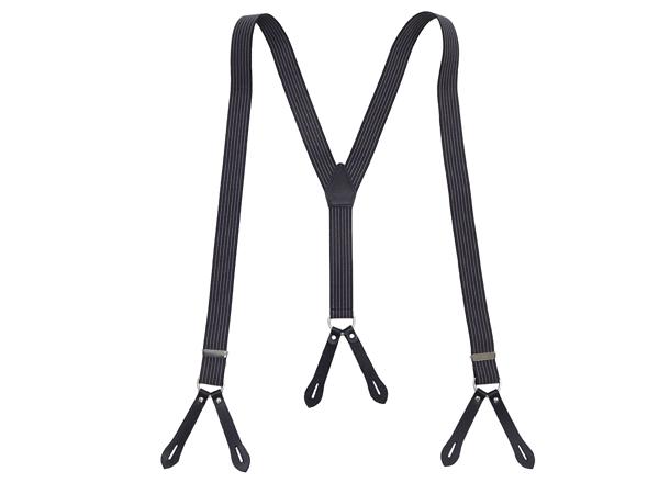 ドライボーンズ サスペンダー レザーボタン留め DSH-057 Dry Bones メンズ ファッション小物 ブラック 新品の通販は 5,863円