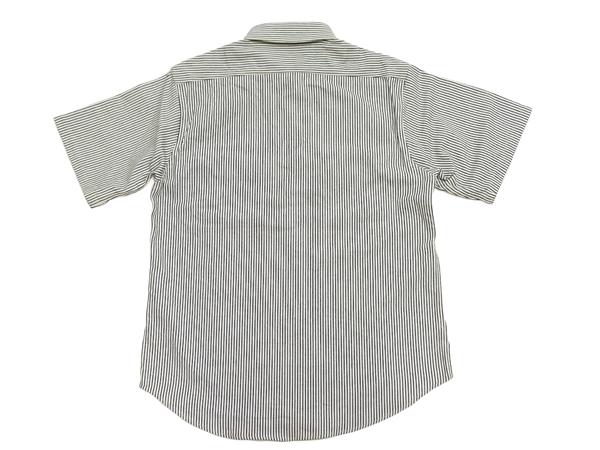 シュガーケーン SC37944 ヒッコリーストライプ ワークシャツ Sugar Cane メンズ 半袖シャツ オフ白 新品_8