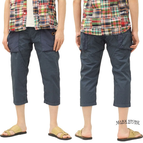マークストア クロップドパンツ mark store 半端丈ショーツ 8005-23802 ネイビー 新品の通販はその他パンツ・ボトムス
