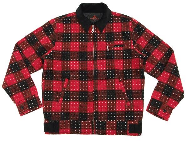 クロップドヘッズ ドリズラージャケット チェック柄 メンズ 50's