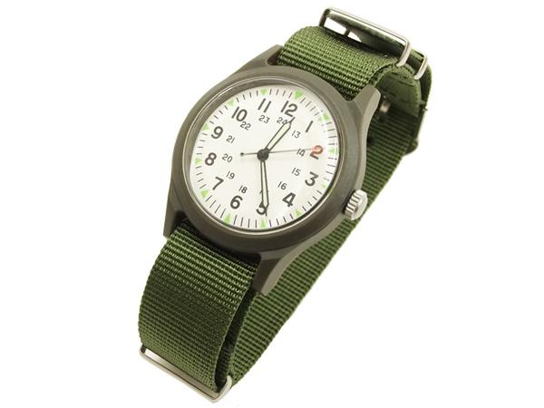 アルファ ベトナムウォッチ Alw Alpha 腕時計 メンズ ミリタリーウォッチ ホワイト V グリーン 新品の通販はau Pay マーケット 服屋アットマート