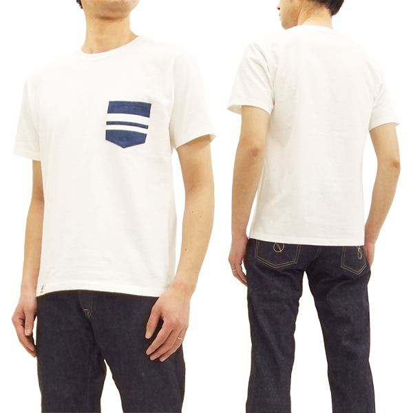 桃太郎ジーンズ Tシャツ 07 035 Gtbデニムポケットtシャツ メンズ 半袖tee オフ白 新品の通販はau Pay マーケット 服屋アットマート