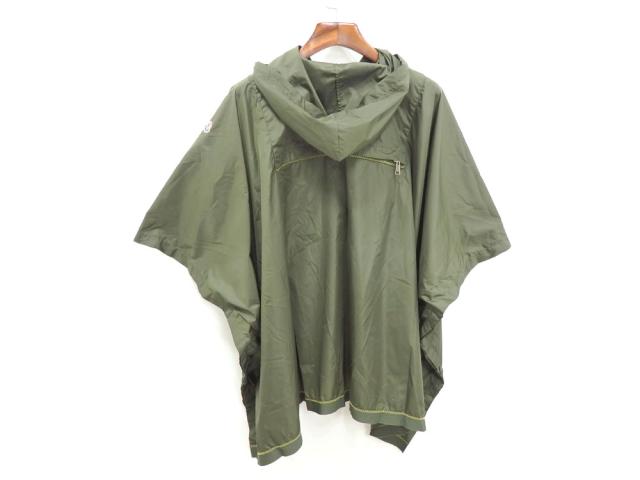 中古 モンクレール ポンチョ マンテラ レディース フード ナイロン カーキ D10930086500 54155 アウター 古着 アパレル_1