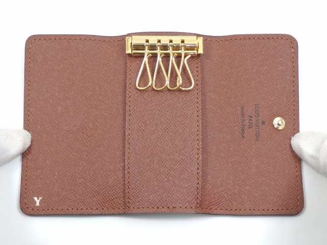 中古未使用品 ルイ ヴィトン 4連 キーケース モノグラム