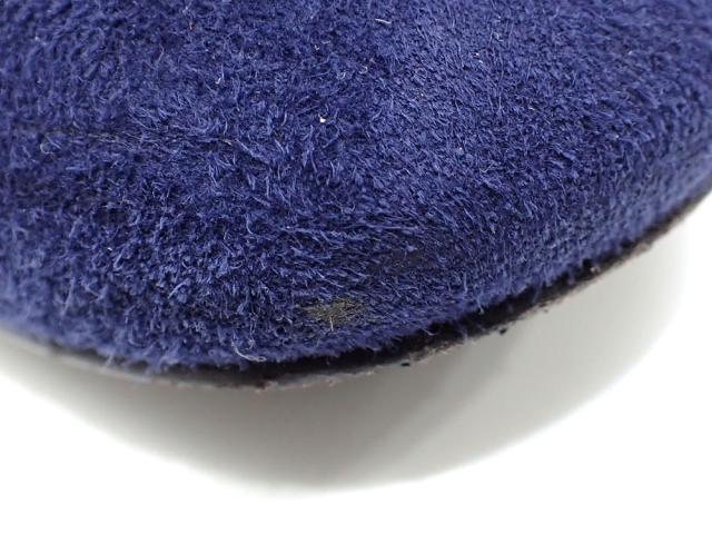 中古 エルメス パラディ ミュール レディース アーモンドトゥ スエード他 ブルー系 24.5cm 38 172104Z サンダル 古着 アパレル