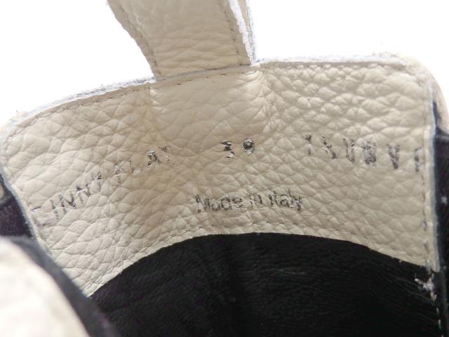 中古 バリー サイドゴア ブーツ レディース ラウンドトゥ ショート レザー アイボリー ブラック 23.0cm 38 古着 アパレル