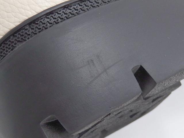 中古 バリー サイドゴア ブーツ レディース ラウンドトゥ ショート レザー アイボリー ブラック 23.0cm 38 古着 アパレル