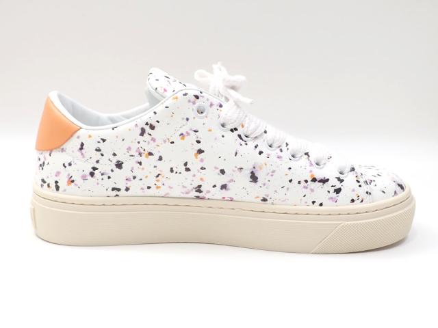 中古 フルラ スニーカー JOY LACE-UP SNEAKER レディース レザー ゴム ローカット マルチカラー 24.0cm 37 YF43FJO 古着 アパレル