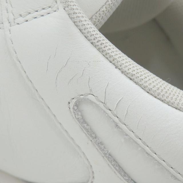 中古 オフホワイト スニーカー メンズ レザー ラバー ホワイト グレー 白 27.0cm 42 古着 アパレル