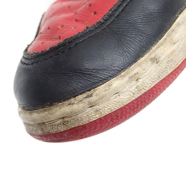 中古 ナイキ スニーカー AIR JORDAN 1 94年復刻 メンズ ハイカット レザー レッド ブラック 26.5cm 130207-061 エアジョーダン1 社外中敷き 古着 アパレル