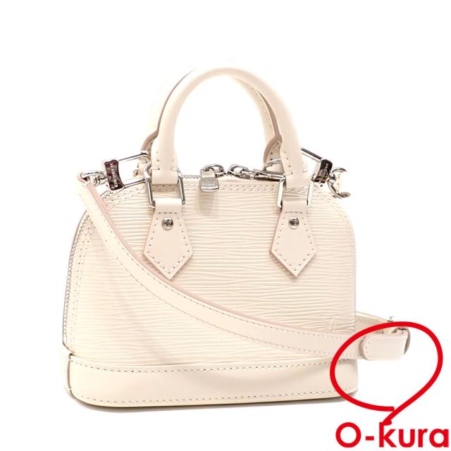 中古 未使用品 ルイ・ヴィトン ハンドバッグ エピ ナノ・アルマ レディース M82411 クオーツ 2WAY ショルダー 斜め掛の通販は