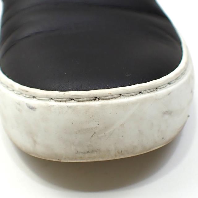 中古 シャネル スリッポン レディース レザー ホワイト ブラック 23.0cm 36 バイカラー モノトーン 古着 アパレル