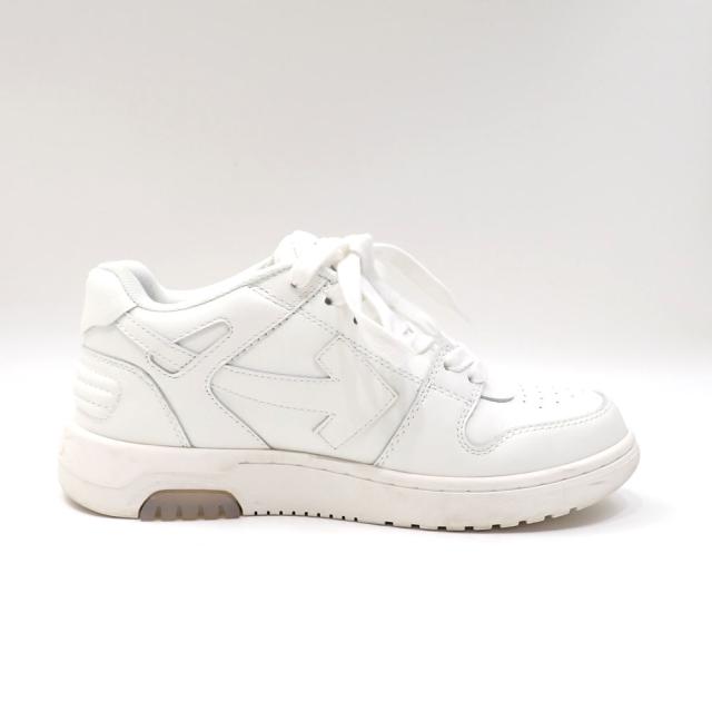 中古 オフホワイト スニーカー レディース レザー ホワイト 白 24.0cm 37 ミドルカット 古着 アパレル