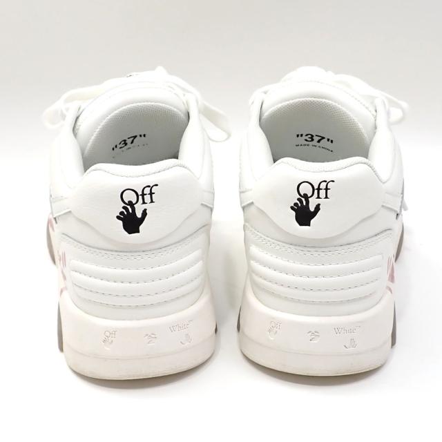 中古 オフホワイト スニーカー レディース レザー ホワイト 白 24.0cm 37 ミドルカット 古着 アパレル
