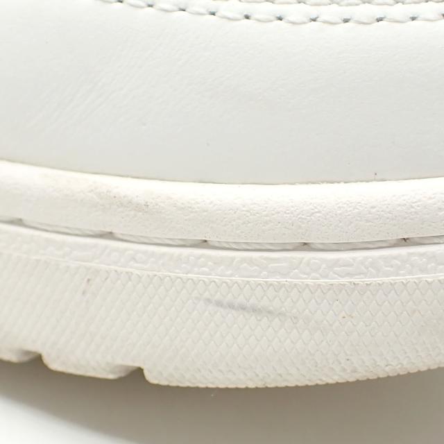 中古 オフホワイト スニーカー レディース レザー ホワイト 白 24.0cm 37 ミドルカット 古着 アパレル