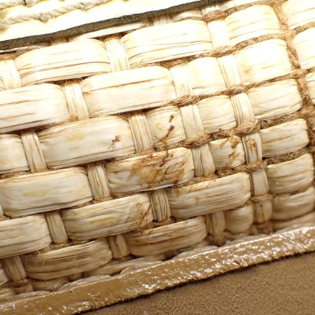 中古 トリーバーチ ローファー レディース ゴールド ベージュ 24.5cm 6 1/2M タッセル ラフィア 古着 アパレル