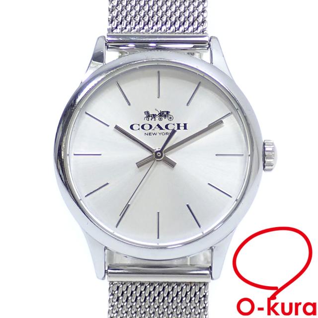 中古 コーチ 腕時計 ボーイズ クォーツ SS CA117.7.112.1536 電池式 ボーイズウォッチ レディース メンズ 7,040円