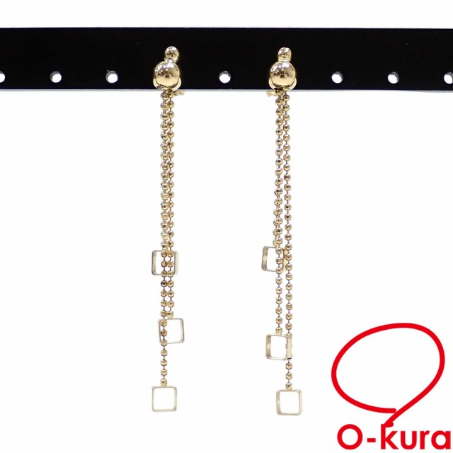 中古 デザイン ピアス レディース K18YG 3.2g 18金 イエローゴールドの通販は 31,850円