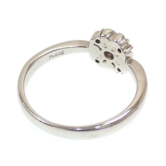 中古 クリスチャンディオール ダイヤモンド リング レディース Pt900 11号 4.2g 指輪の通販は