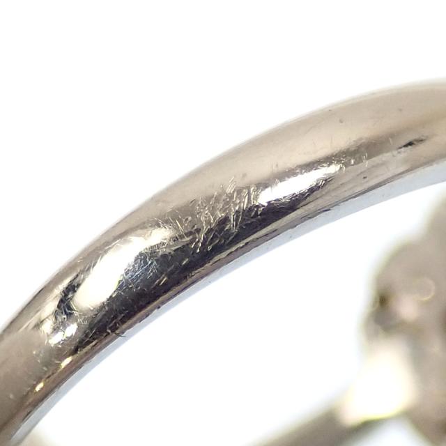 中古 クリスチャンディオール ダイヤモンド リング レディース Pt900 11号 4.2g 指輪の通販は