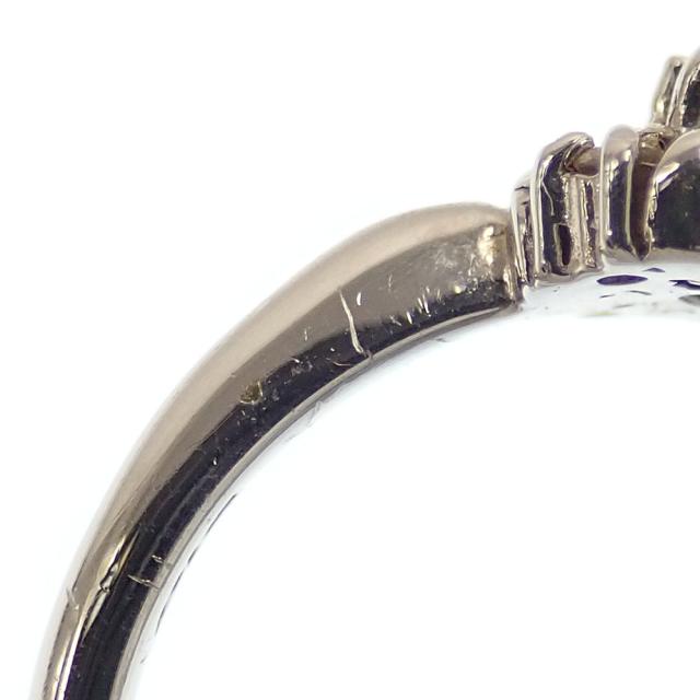 中古 クリスチャンディオール ダイヤモンド リング レディース Pt900 11号 4.2g 指輪の通販は