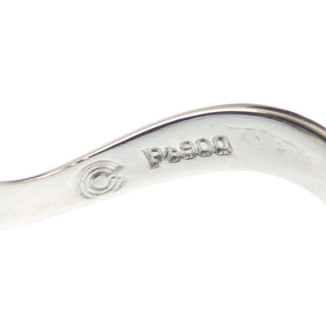 中古 ダイヤモンド ハートシェイプ リング レディース Pt900 4号 0.20ct 2.4g プラチナ 指輪の通販は