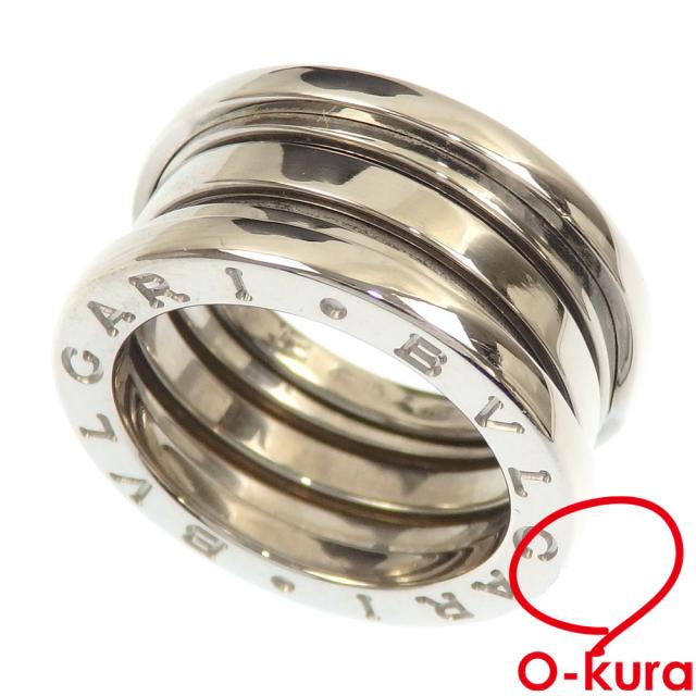 中古 ブルガリ B-ZERO1 リング レディース K18WG 7号 #47 9.3g