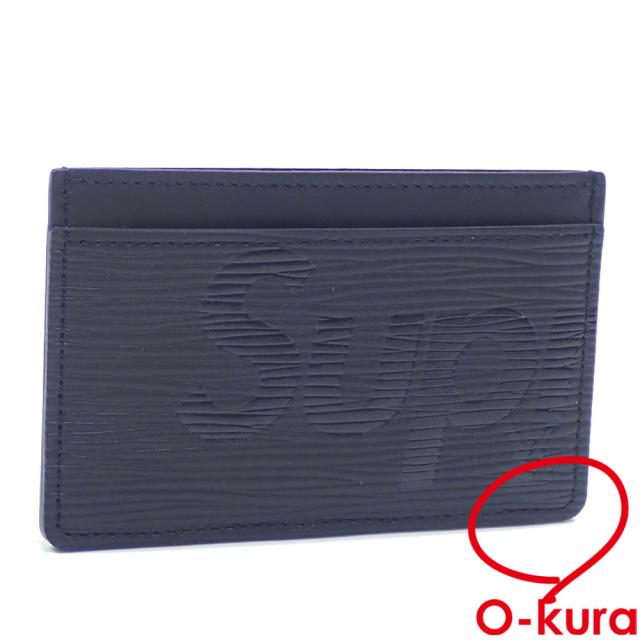 中古 ルイ・ヴィトン × シュプリーム カードケース エピ ポルトカルト 