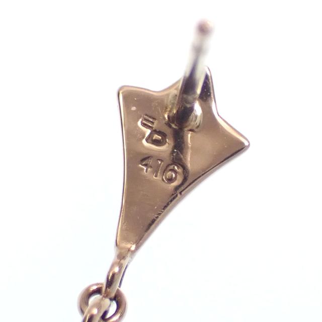 ダイヤモンド ピアス フープ ゴールド 18k クロス k18 PG 楽天市場】K18ピンクゴールド中折れ式ダイヤフープピアス(11mm